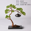 GobekUsa Enamel Pine Ornaments: Wealth-Attracting Chinese Style Home Decor & Housewarming Gift