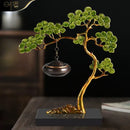 GobekUsa Enamel Pine Ornaments: Wealth-Attracting Chinese Style Home Decor & Housewarming Gift