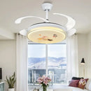 GobekUsa Dimmable Smart Home Bedroom Ceiling Fan Light with Remote Control