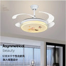 GobekUsa Dimmable Smart Home Bedroom Ceiling Fan Light with Remote Control