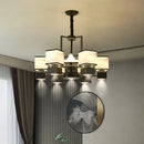 GobekUsa Chinese Zen Marble Chandelier for Living Room, Restaurant, and Bedroom