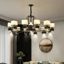 GobekUsa Chinese Zen Marble Chandelier for Living Room, Restaurant, and Bedroom