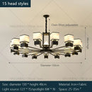 GobekUsa Chinese Zen Marble Chandelier for Living Room, Restaurant, and Bedroom