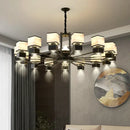 GobekUsa Chinese Zen Marble Chandelier for Living Room, Restaurant, and Bedroom