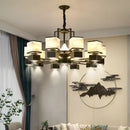 GobekUsa Chinese Zen Marble Chandelier for Living Room, Restaurant, and Bedroom