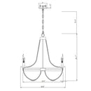 Chokio 6-Light Wood Bead Chandelier