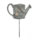 Antique Pewter Metal Garden Marker Welcome Turtle