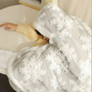 GobekUsa Hooded Christmas Coral Velvet Wearable Blanket