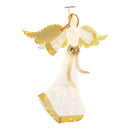 5.2 Feet Christmas Pre-Lit Angel with Halo Wings and 180 Warm White LED Lights by LJGDeals