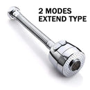 Chrome 2 modes kitchen faucet aerator water saving extender by Decorbites