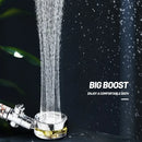 Chrome 360 rotating filter shower head bathroom water saving sprayer by Decorbites