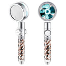 Chrome 360 rotating filter shower head bathroom water saving sprayer by Decorbites