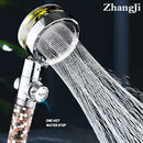 Chrome 360 rotating filter shower head bathroom water saving sprayer by Decorbites