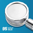 Chrome 360 rotating filter shower head bathroom water saving sprayer by Decorbites