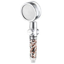 Chrome 360 rotating filter shower head bathroom water saving sprayer by Decorbites