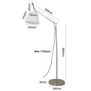 GobekUsa Adjustable Industrial Wall Light for Bedside, Study, Office, Living Room