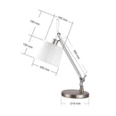GobekUsa Adjustable Industrial Wall Light for Bedside, Study, Office, Living Room