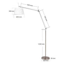 GobekUsa Adjustable Industrial Wall Light for Bedside, Study, Office, Living Room