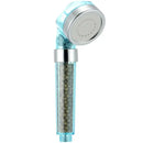 Chrome anion spa shower head high pressure water saving bathroom nozzle by Decorbites