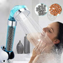 Chrome anion spa shower head high pressure water saving bathroom nozzle by Decorbites