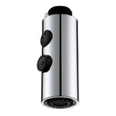 Chrome & black kitchen faucet small shower head replacement 6 pack by Decorbites