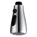 Chrome & black kitchen faucet small shower head replacement 6 pack by Decorbites