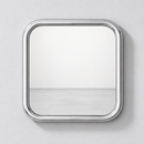 Chrome Bold Square Mirror