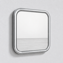 Chrome Bold Square Mirror