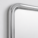 Chrome Bold Square Mirror