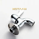 Chrome brass washer tap bibcock faucet outdoor curved spout by Decorbites
