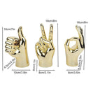 GobekUsa Hand Love Gesture Figurine Sculpture Home Desktop Decor