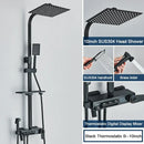 GobekUsa Digital Display Shower System with Thermostatic Control and Tub Spout