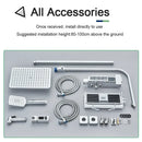 GobekUsa Digital Display Shower System with Thermostatic Control and Tub Spout