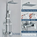 GobekUsa Digital Display Shower System with Thermostatic Control and Tub Spout