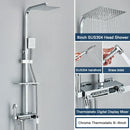 GobekUsa Digital Display Shower System with Thermostatic Control and Tub Spout