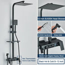 GobekUsa Digital Display Shower System with Thermostatic Control and Tub Spout