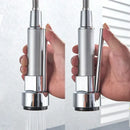 GobekUsa Kitchen Faucet Pull Out Dual Spout Single Handle Mixer Tap 360 Rotation