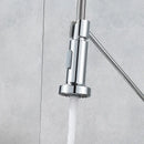 Chrome dual function sprayer head kitchen faucet spout replacement by Decorbites