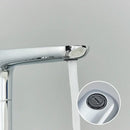 GobekUsa Dual Handle Black Waterfall Bathtub Faucet Floor Standing Set for Bathroom