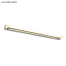 GobekUsa Chrome LED Bathroom Sconce Light with Modern Acrylic Design