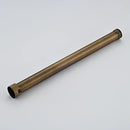 Chrome rectangular shower faucet extension tube bathroom brass threaded by Decorbites