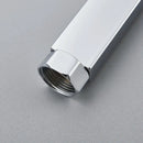Chrome rectangular shower faucet extension tube bathroom brass threaded by Decorbites