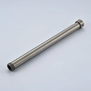 Chrome rectangular shower faucet extension tube bathroom brass threaded by Decorbites