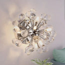GobekUsa Chrome Sputnik Flushmount Crystal Ball Ceiling Light