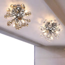 GobekUsa Chrome Sputnik Flushmount Crystal Ball Ceiling Light