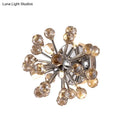 GobekUsa Chrome Sputnik Flushmount Crystal Ball Ceiling Light