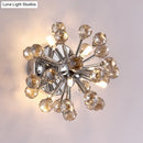 GobekUsa Chrome Sputnik Flushmount Crystal Ball Ceiling Light