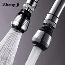 Chrome & white 360 swivel kitchen faucet aerator water saving nozzle by Decorbites