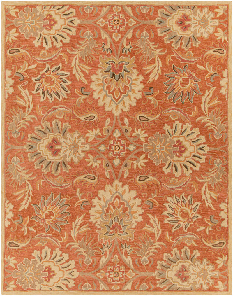 Chesterton Hand Tufted Orange 1112 Area Rug