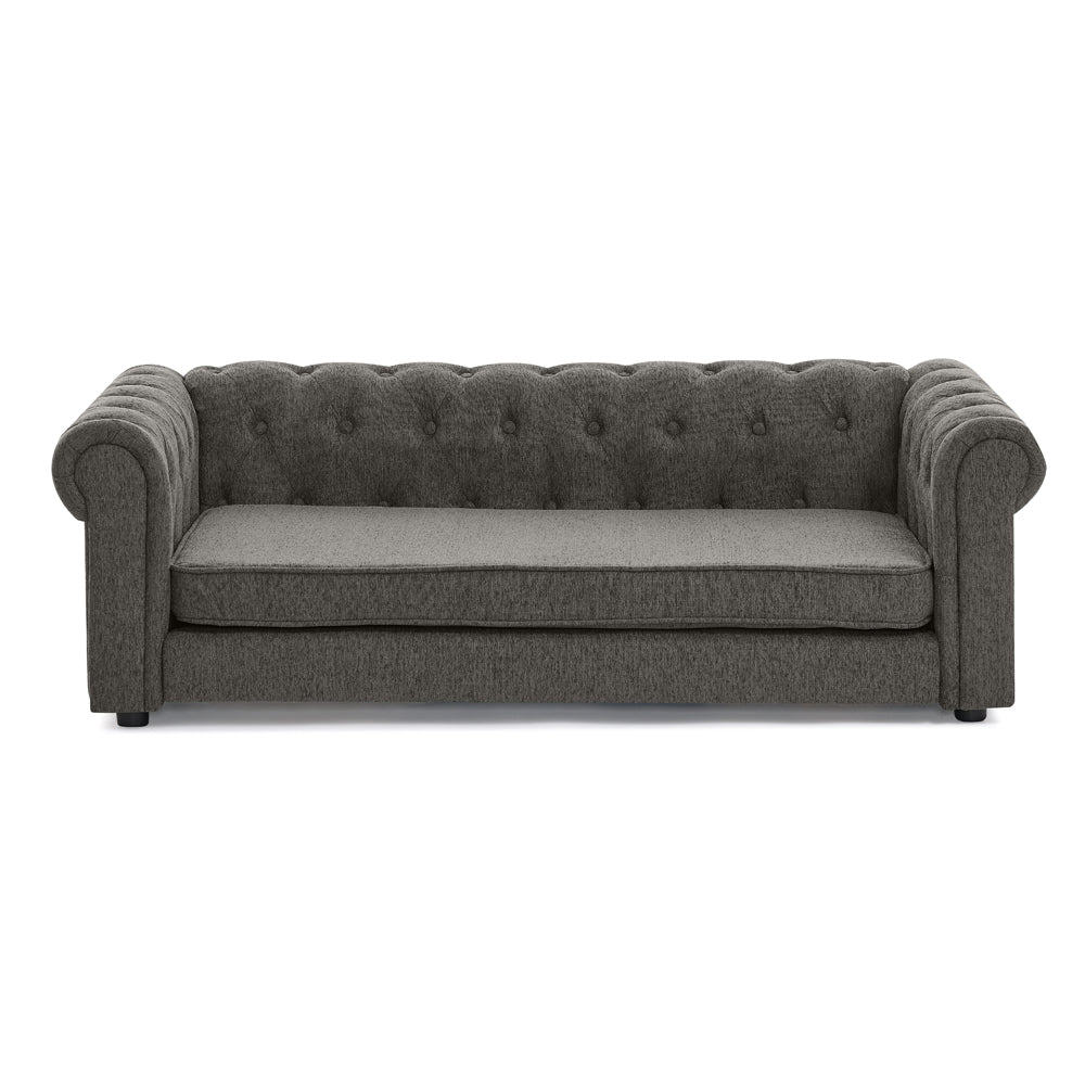 Modern Elevated Rectangular Pet Bed with Linen Upholstery - Choice of Color, photo 7 of 10